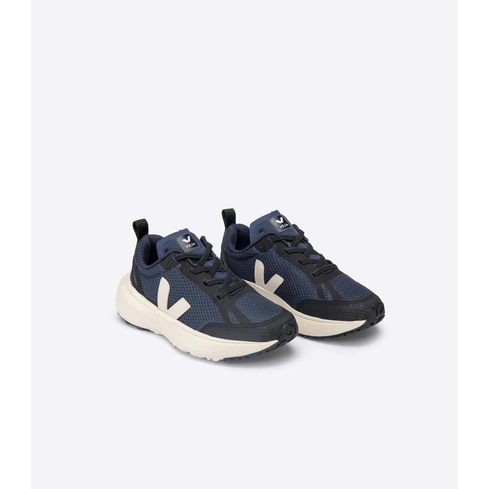 Veja CANARY ELASTIC LACE Hardloopschoenen Kinderen Donkerblauw | NL 711RVD